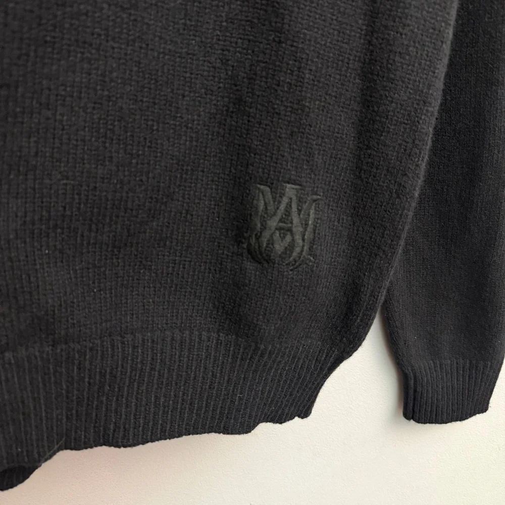 Amiri Cashmere and Wool Blend Turtleneck, Size XL